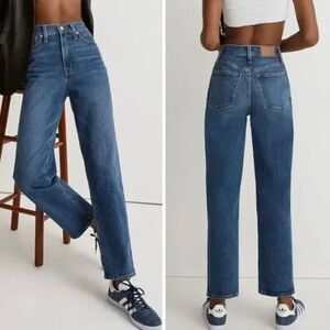 NWOT Madewell Perfect Vintage Straight Jean in Mayfield Wash, NG251, 28